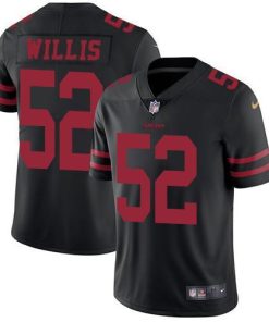Nike San Francisco 49ers #52 Patrick Willis Black Alternate Men's Stitched NFL Vapor Untouchable Limited Jersey Men's