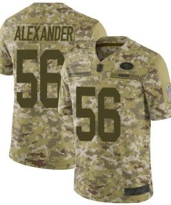 Nike San Francisco 49ers #56 Kwon Alexander Camo Men's Stitched NFL Limited 2018 Salute To Service Jersey Men's