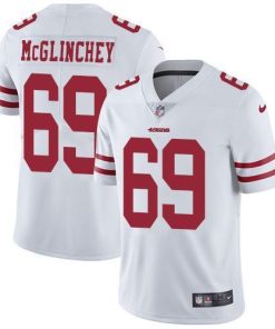 Nike San Francisco 49ers #69 Mike McGlinchey White Men's Stitched NFL Vapor Untouchable Limited Jersey Men's