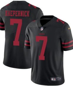 Nike San Francisco 49ers #7 Colin Kaepernick Black Alternate Men's Stitched NFL Vapor Untouchable Limited Jersey Men's
