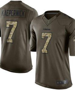 Nike San Francisco 49ers #7 Colin Kaepernick Green Men's Stitched NFL Limited 2015 Salute To Service Jersey Men's