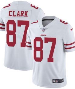 Nike San Francisco 49ers #87 Dwight Clark White Men's Stitched NFL Vapor Untouchable Limited Jersey Men's