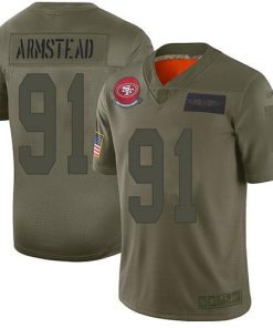 Nike San Francisco 49ers #91 Arik Armstead Camo Men's Stitched NFL Limited 2019 Salute To Service Jersey Men's