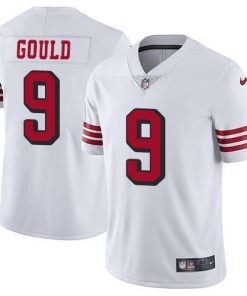 Nike San Francisco 49ers #9 Robbie Gould White Rush Men's Stitched NFL Vapor Untouchable Limited Jersey Men's