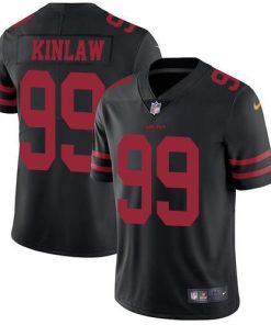 Nike San Francisco 49ers #99 Javon Kinlaw Black Alternate Men's Stitched NFL Vapor Untouchable Limited Jersey Men's