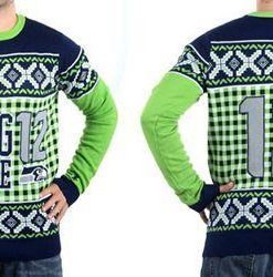Nike Seahawks #12 Fan Men's Ugly Sweater