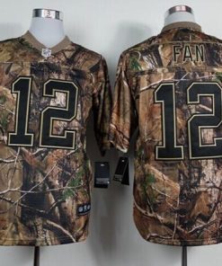 Nike Seahawks #12 Fan Camo Men's Stitched NFL Realtree Elite Jersey