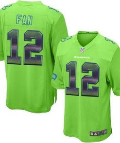 Nike Seahawks #12 Fan Green Alternate Men's Stitched NFL Limited Strobe Jersey