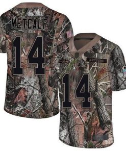 Nike Seahawks #14 D.K. Metcalf Camo Men's Stitched NFL Limited Rush Realtree Jersey