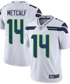 Nike Seahawks #14 D.K. Metcalf White Men's Stitched NFL Vapor Untouchable Limited Jersey