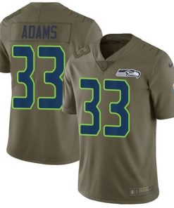 Nike Seahawks #33 Jamal Adams Olive Men's Stitched NFL Limited 2017 Salute To Service Jersey
