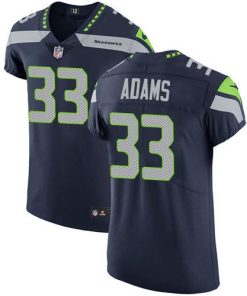 Nike Seahawks #33 Jamal Adams Steel Blue Team Color Men's Stitched NFL Vapor Untouchable Elite Jersey