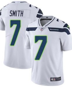 Nike Seahawks #7 Geno Smith White Men's Stitched NFL Vapor Untouchable Limited Jersey