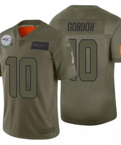 Nike Seattle Seahawks #10 Josh Gordon 2019 Salute To Service Camo Limited NFL Jersey Men's