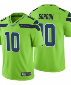 Nike Seattle Seahawks #10 Josh Gordon Green Men's Vapor Rush Limited NFL 100 Jersey Men's