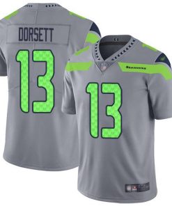 Nike Seattle Seahawks #13 Phillip Dorsett Gray Men's Stitched NFL Limited Inverted Legend Jersey Men's