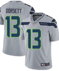 Nike Seattle Seahawks #13 Phillip Dorsett Grey Alternate Men's Stitched NFL Vapor Untouchable Limited Jersey Men's