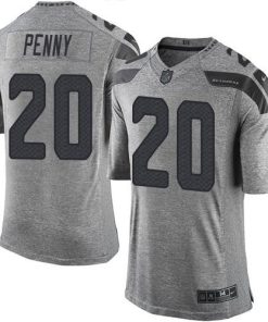 Nike Seattle Seahawks #20 Rashaad Penny Gray Men's Stitched NFL Limited Gridiron Gray Jersey Men's