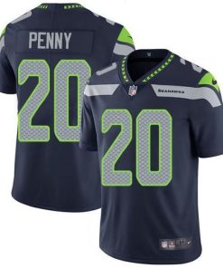 Nike Seattle Seahawks #20 Rashaad Penny Steel Blue Team Color Men's Stitched NFL Vapor Untouchable Limited Jersey Men's