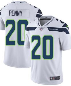 Nike Seattle Seahawks #20 Rashaad Penny White Men's Stitched NFL Vapor Untouchable Limited Jersey Men's