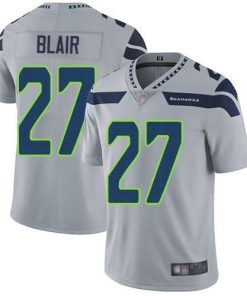 Nike Seattle Seahawks #27 Marquise Blair Grey Alternate Men's Stitched NFL Vapor Untouchable Limited Jersey Men's