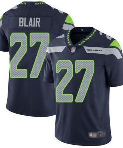 Nike Seattle Seahawks #27 Marquise Blair Steel Blue Team Color Men's Stitched NFL Vapor Untouchable Limited Jersey Men's