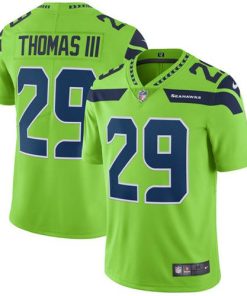 Nike Seattle Seahawks #29 Earl Thomas III Green Men's Stitched NFL Limited Rush Jersey Men's
