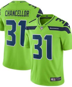 Nike Seattle Seahawks #31 Kam Chancellor Green Men's Stitched NFL Limited Rush Jersey Men's