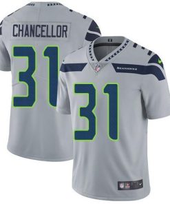 Nike Seattle Seahawks #31 Kam Chancellor Grey Alternate Men's Stitched NFL Vapor Untouchable Limited Jersey Men's