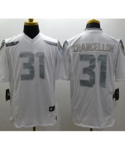 Nike Seattle Seahawks #31 Kam Chancellor White Men's Stitched NFL Limited Platinum Jersey Men's