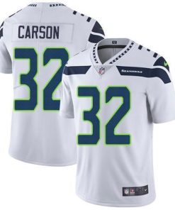Nike Seattle Seahawks #32 Chris Carson White Men's Stitched NFL Vapor Untouchable Limited Jersey Men's