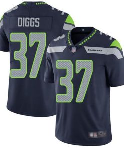Nike Seattle Seahawks #37 Quandre Diggs Steel Blue Team Color Men's Stitched NFL Vapor Untouchable Limited Jersey Men's