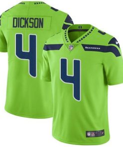 Nike Seattle Seahawks #4 Michael Dickson Green Men's Stitched NFL Limited Rush Jersey Men's