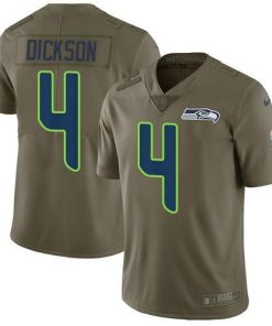 Nike Seattle Seahawks #4 Michael Dickson Olive Men's Stitched NFL Limited 2017 Salute To Service Jersey Men's