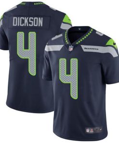 Nike Seattle Seahawks #4 Michael Dickson Steel Blue Team Color Men's Stitched NFL Vapor Untouchable Limited Jersey Men's
