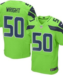 Nike Seattle Seahawks #50 K.J. Wright Green Men's Stitched NFL Elite Rush Jersey Men's