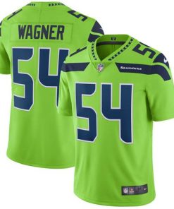 Nike Seattle Seahawks #54 Bobby Wagner Green Men's Stitched NFL Limited Rush Jersey Men's