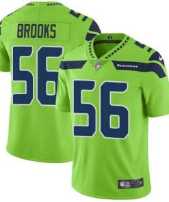 Nike Seattle Seahawks #56 Jordyn Brooks Green Men's Stitched NFL Limited Rush Jersey Men's