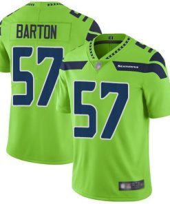 Nike Seattle Seahawks #57 Cody Barton Green Men's Stitched NFL Limited Rush Jersey Men's