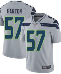 Nike Seattle Seahawks #57 Cody Barton Grey Alternate Men's Stitched NFL Vapor Untouchable Limited Jersey Men's