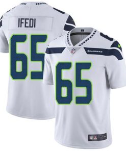Nike Seattle Seahawks #65 Germain Ifedi White Men's Stitched NFL Vapor Untouchable Limited Jersey Men's