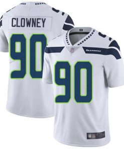 Nike Seattle Seahawks #90 Jadeveon Clowney White Men's Stitched NFL Vapor Untouchable Limited Jersey Men's