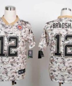Nike Steelers #12 Terry Bradshaw Camo Men's Stitched NFL Elite USMC Jersey