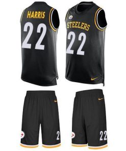 Nike Steelers #22 Najee Harris Black Team Color Men's Stitched NFL Limited Tank Top Suit Jersey