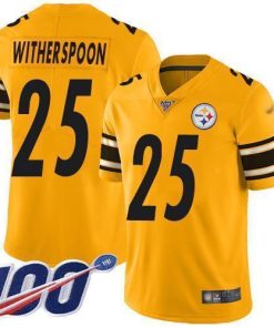Nike Steelers #25 Ahkello Witherspoon Gold Men's Stitched NFL Limited Inverted Legend 100th Season Jersey