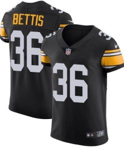 Nike Steelers #36 Jerome Bettis Black Alternate Men's Stitched NFL Vapor Untouchable Elite Jersey