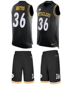 Nike Steelers #36 Jerome Bettis Black Team Color Men's Stitched NFL Limited Tank Top Suit Jersey