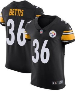 Nike Steelers #36 Jerome Bettis Black Team Color Men's Stitched NFL Vapor Untouchable Elite Jersey