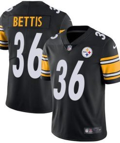 Nike Steelers #36 Jerome Bettis Black Team Color Men's Stitched NFL Vapor Untouchable Limited Jersey
