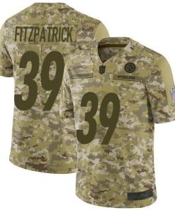 Nike Steelers #39 Minkah Fitzpatrick Camo Men's Stitched NFL Limited 2018 Salute To Service Jersey